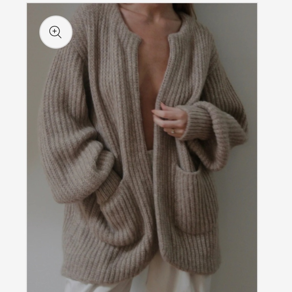 Na Nin Dylan knitted alpaca coat